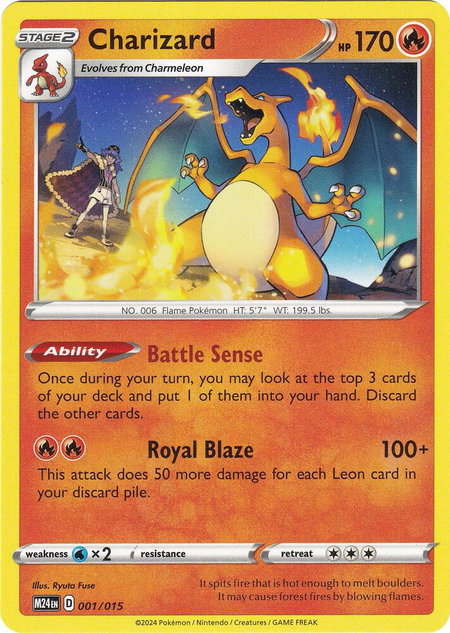 Charizard - McDonald's Promos 2024 Pokémon trading card