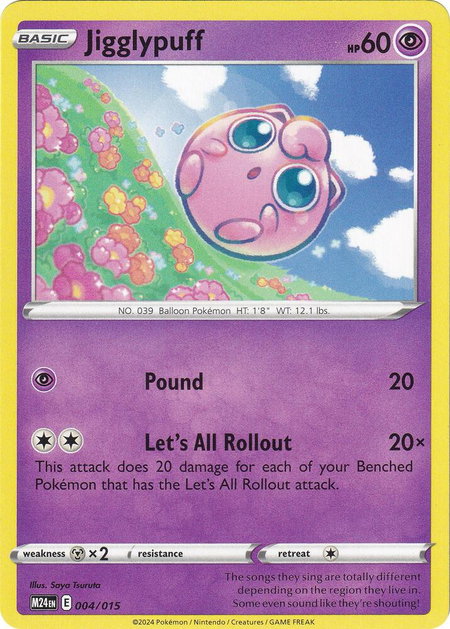 Jigglypuff - McDonald's Promos 2024 Pokémon trading card