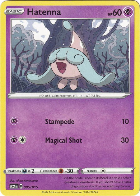 Hatenna - McDonald's Promos 2024 Pokémon trading card