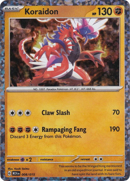 Koraidon - McDonald's Promos 2024 Pokémon trading card