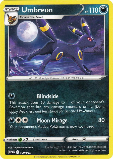 Umbreon - McDonald's Promos 2024 Pokémon trading card