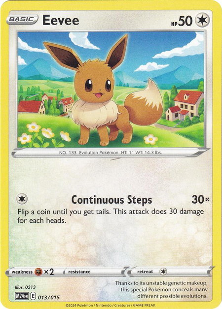 Eevee - McDonald's Promos 2024 Pokémon trading card