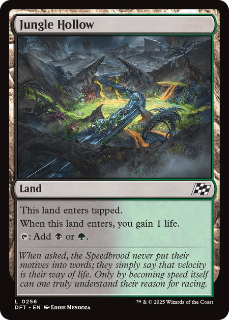 Jungle Hollow - Aetherdrift Magic: The Gathering trading card