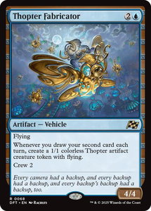 Thopter Fabricator - Aetherdrift (DFT) #68 - Rare Magic: The Gathering Trading Card