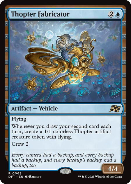 Thopter Fabricator - Aetherdrift Magic: The Gathering trading card