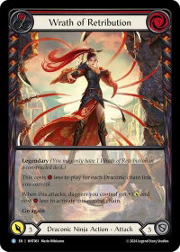 Wrath of Retribution (Extended Art) - The Hunted  #HNT061 - Rare Flesh and Blood Trading Card