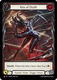 Kiss of Death (Extended Art) - The Hunted  #HNT012 - Majestic Flesh and Blood Trading Card