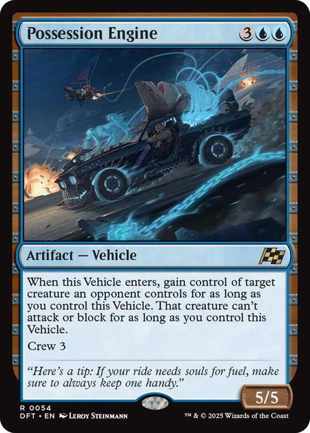Possession Engine - Aetherdrift Magic: The Gathering trading card