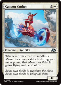 Canyon Vaulter - Aetherdrift (DFT) #8 - Uncommon Magic: The Gathering Trading Card