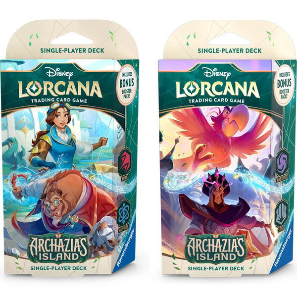 Disney Lorcana: Archazia's Island Starter Deck [Set of 2] - Archazia's Island Disney Lorcana trading card