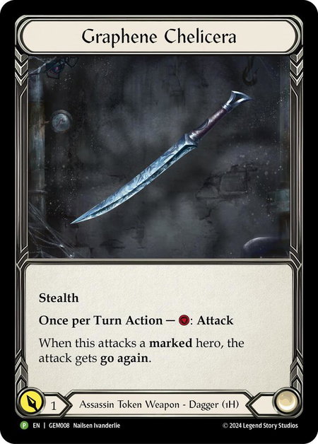 Graphene Chelicera - GEM008 - GEM Pack 1 Flesh and Blood trading card