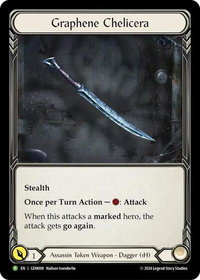 Graphene Chelicera - GEM009 - GEM Pack 1 (GEM) #GEM009 - Promo Flesh and Blood Trading Card