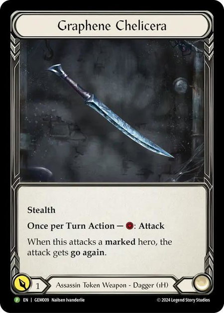 Graphene Chelicera - GEM009 - GEM Pack 1 Flesh and Blood trading card