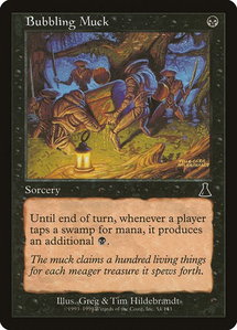 Bubbling Muck - Urza's Destiny (UDS) #54 - Common Magic: The Gathering Trading Card