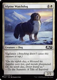 Alpine Watchdog - The List Reprints (LIST) #002/274 - Common Magic: The Gathering Trading Card
