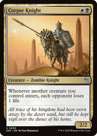 Corpse Knight - Commander: Aetherdrift (DRC) #50 - Uncommon Magic: The Gathering Trading Card