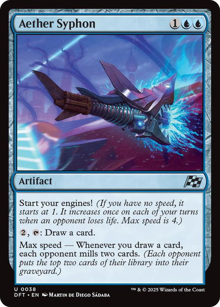 Aether Syphon - Aetherdrift Magic: The Gathering trading card