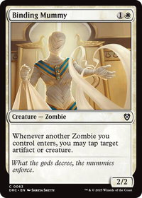 Binding Mummy - Commander: Aetherdrift (DRC) #63 - Common Magic: The Gathering Trading Card