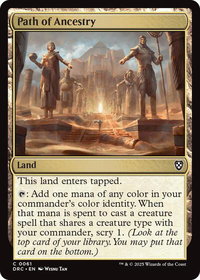Path of Ancestry (0061) - Commander: Aetherdrift (DRC) #61 - Common Magic: The Gathering Trading Card