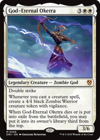 God-Eternal Oketra - Commander: Aetherdrift (DRC) #66 - Mythic Rare Magic: The Gathering Trading Card