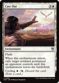 Cast Out - Commander: Aetherdrift (DRC) #64 - Uncommon Magic: The Gathering Trading Card