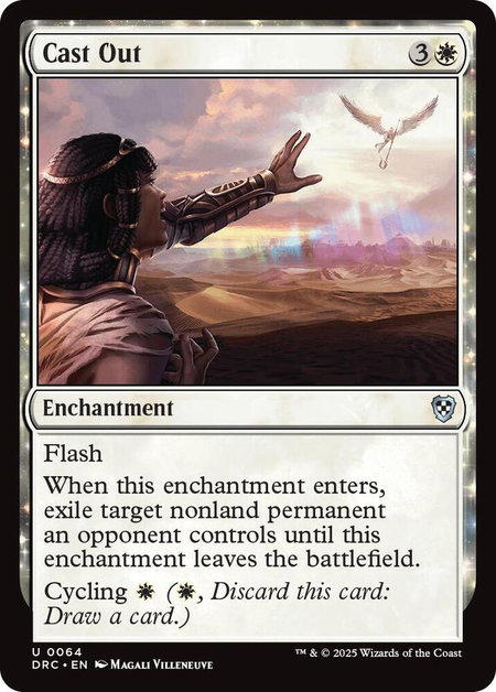 Cast Out - Commander: Aetherdrift Magic: The Gathering trading card