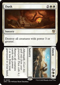 Dusk // Dawn - Commander: Aetherdrift (DRC) #65 - Rare Magic: The Gathering Trading Card
