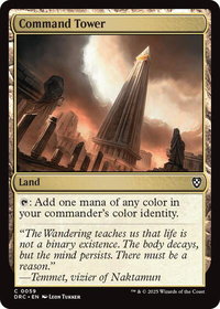 Command Tower (0059) - Commander: Aetherdrift (DRC) #59 - Common Magic: The Gathering Trading Card
