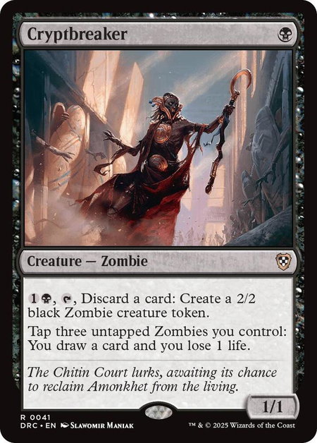 Cryptbreaker - Commander: Aetherdrift Magic: The Gathering trading card
