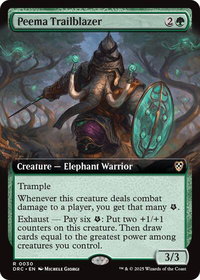 Peema Trailblazer (Extended Art) - Commander: Aetherdrift (DRC) #30 - Rare Magic: The Gathering Trading Card