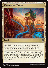 Command Tower (0060) - Commander: Aetherdrift (DRC) #60 - Common Magic: The Gathering Trading Card