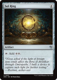 Sol Ring (0057) - Commander: Aetherdrift (DRC) #57 - Uncommon Magic: The Gathering Trading Card
