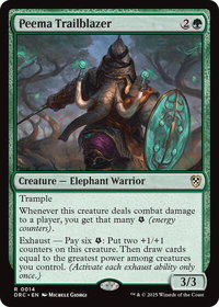 Peema Trailblazer - Commander: Aetherdrift (DRC) #14 - Rare Magic: The Gathering Trading Card