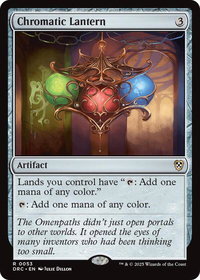 Chromatic Lantern - Commander: Aetherdrift (DRC) #53 - Rare Magic: The Gathering Trading Card