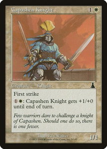Capashen Knight - Urza's Destiny (UDS) #3 - Common Magic: The Gathering Trading Card