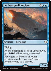 Aethersquall Ancient - Commander: Aetherdrift (DRC) #68 - Rare Magic: The Gathering Trading Card