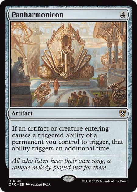 Panharmonicon - Commander: Aetherdrift Magic: The Gathering trading card