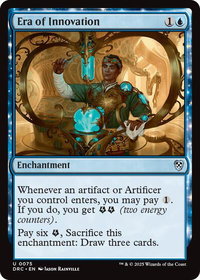 Era of Innovation - Commander: Aetherdrift (DRC) #75 - Uncommon Magic: The Gathering Trading Card