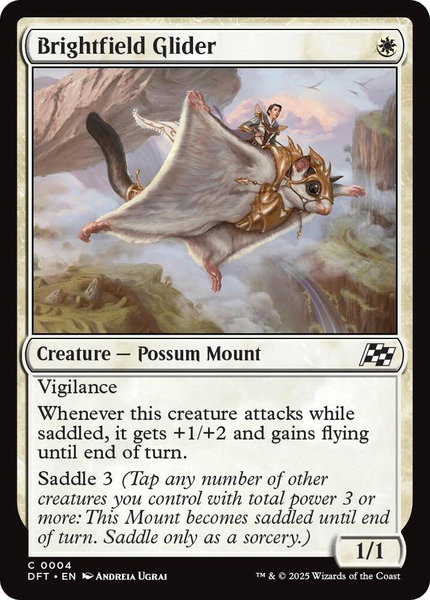 Brightfield Glider - Aetherdrift Magic: The Gathering trading card