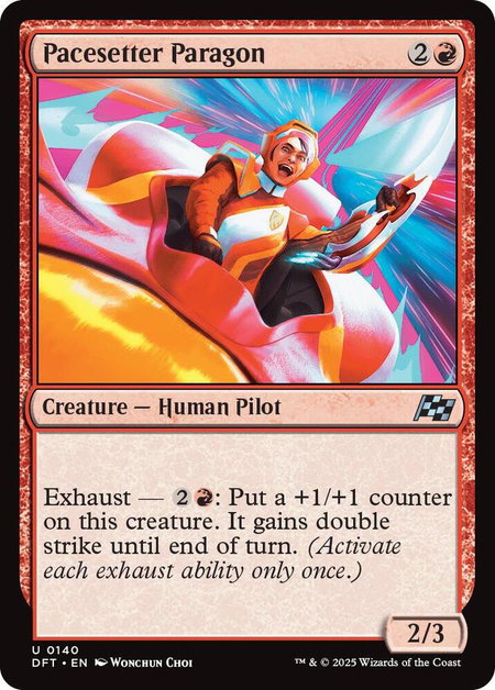 Pacesetter Paragon - Aetherdrift Magic: The Gathering trading card