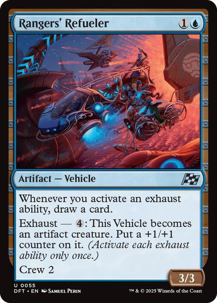 Rangers' Refueler trading card from Aetherdrift Rangers' Refueler - Aetherdrift Magic: The Gathering trading card
