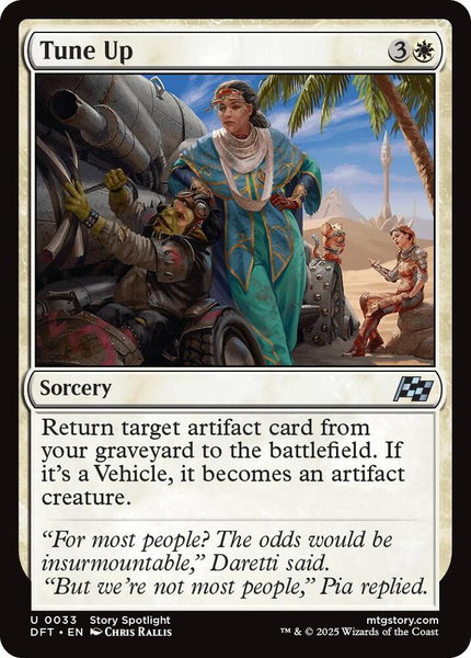 Tune Up - Aetherdrift Magic: The Gathering trading card