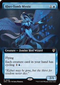 Rhet-Tomb Mystic (Extended Art) - Commander: Aetherdrift (DRC) #26 - Rare Magic: The Gathering Trading Card