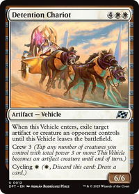 Detention Chariot - Aetherdrift (DFT) #12 - Uncommon Magic: The Gathering Trading Card