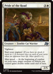 Pride of the Road - Aetherdrift (DFT) #24 - Uncommon Magic: The Gathering Trading Card