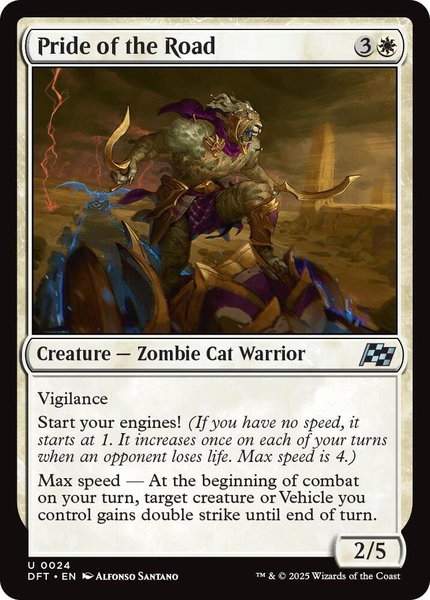 Pride of the Road - Aetherdrift Magic: The Gathering trading card
