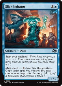 Slick Imitator - Aetherdrift (DFT) #62 - Uncommon Magic: The Gathering Trading Card