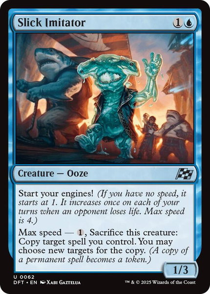 Slick Imitator - Aetherdrift Magic: The Gathering trading card