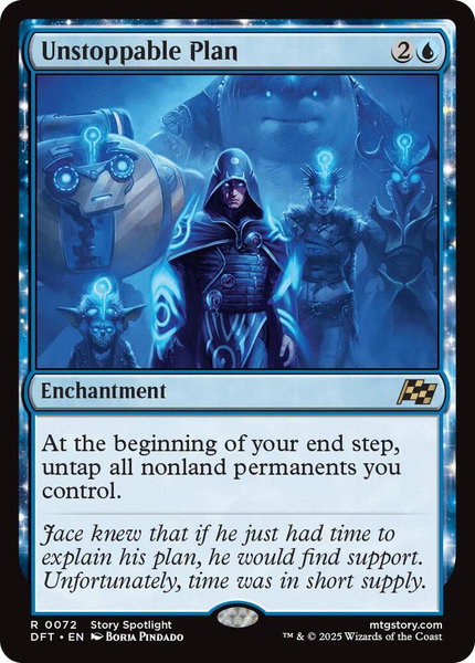 Unstoppable Plan - Aetherdrift Magic: The Gathering trading card