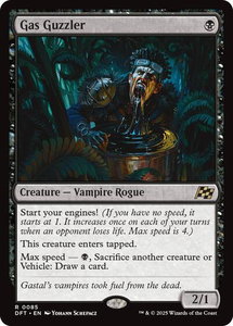 Gas Guzzler - Aetherdrift (DFT) #85 - Rare Magic: The Gathering Trading Card